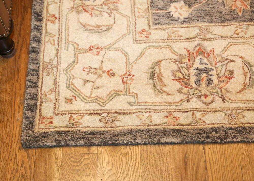 Large Tufted Tabriz Style Area Rug