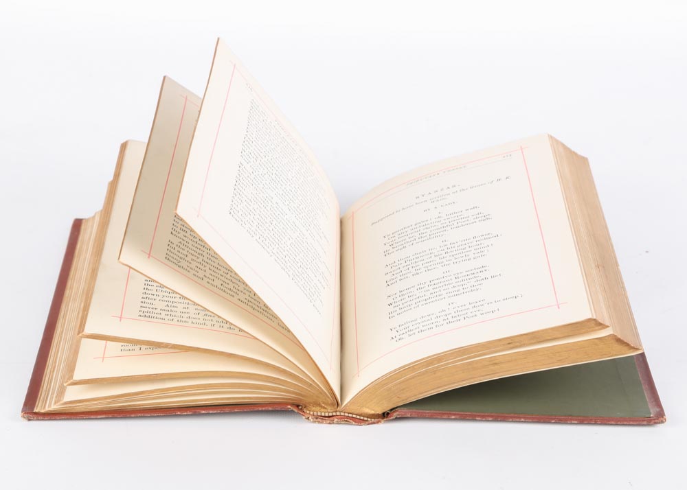 1881 "The Poetical Works and Remains of Henry Kirke White, with Life by Roberty Southey"