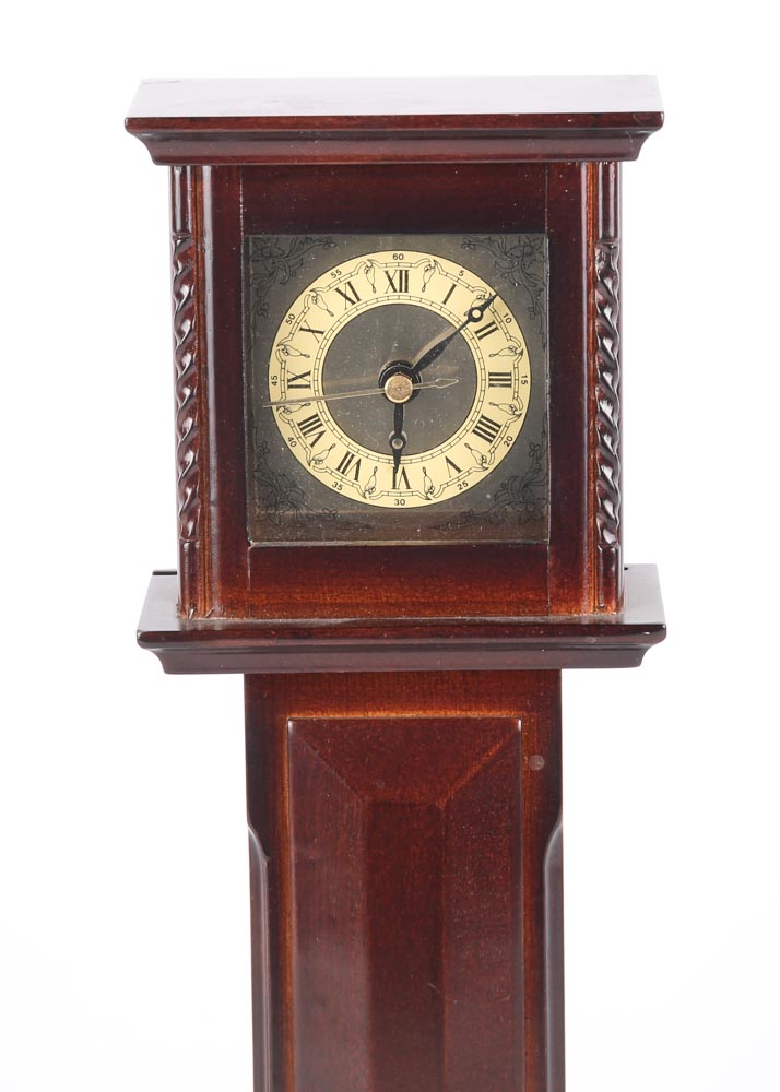 The Bombay Company Miniature Decorative Grandfather Clock