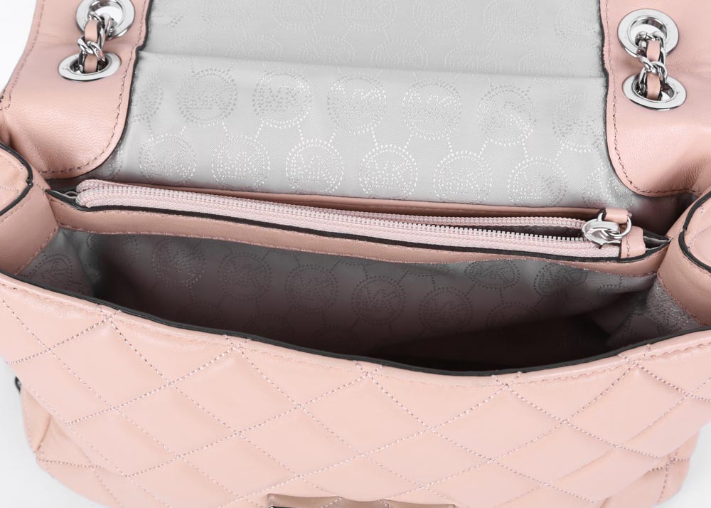 Michael Kors Sloan Chain Quilted Leather Shoulder Bag and Wristlet