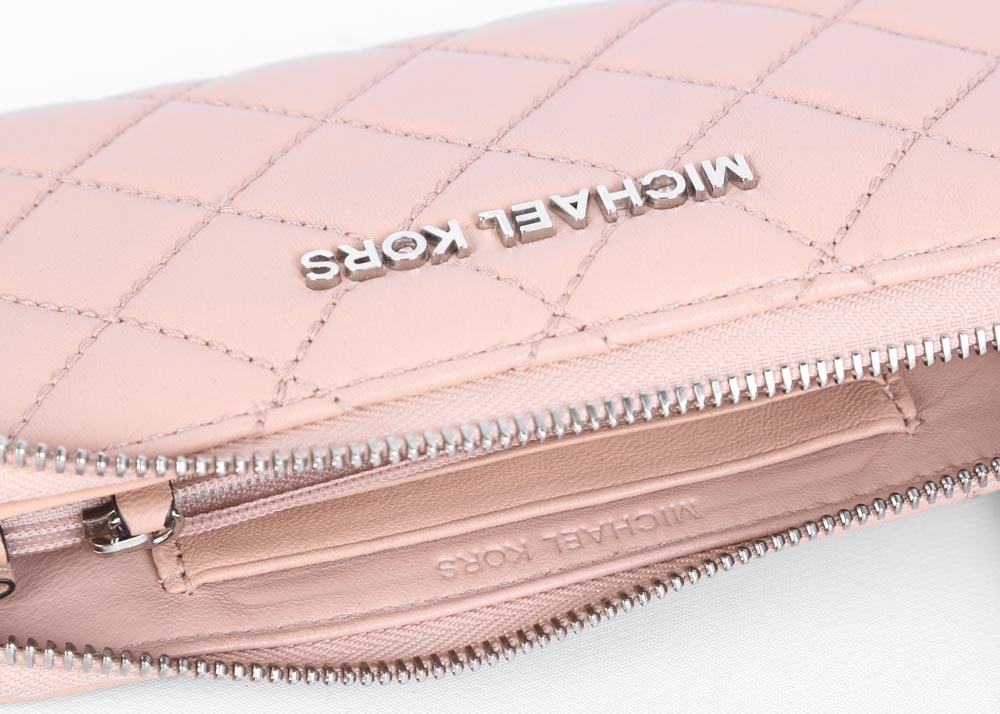 Michael Kors Sloan Chain Quilted Leather Shoulder Bag and Wristlet