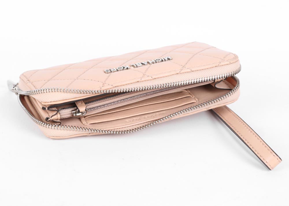 Michael Kors Sloan Chain Quilted Leather Shoulder Bag and Wristlet