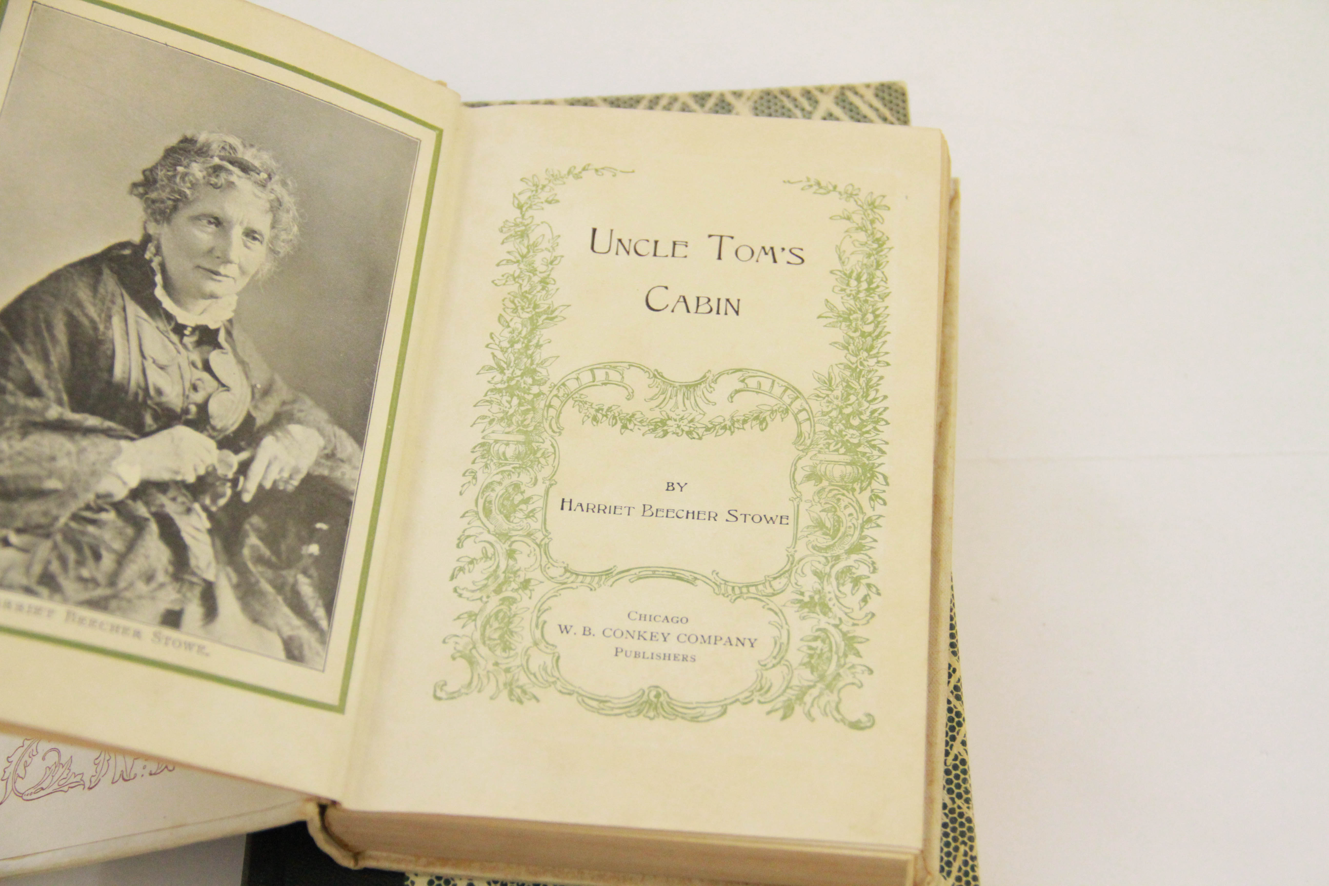 20th Century Novels Featuring 1900 Edition of "Uncle Tom's Cabin"
