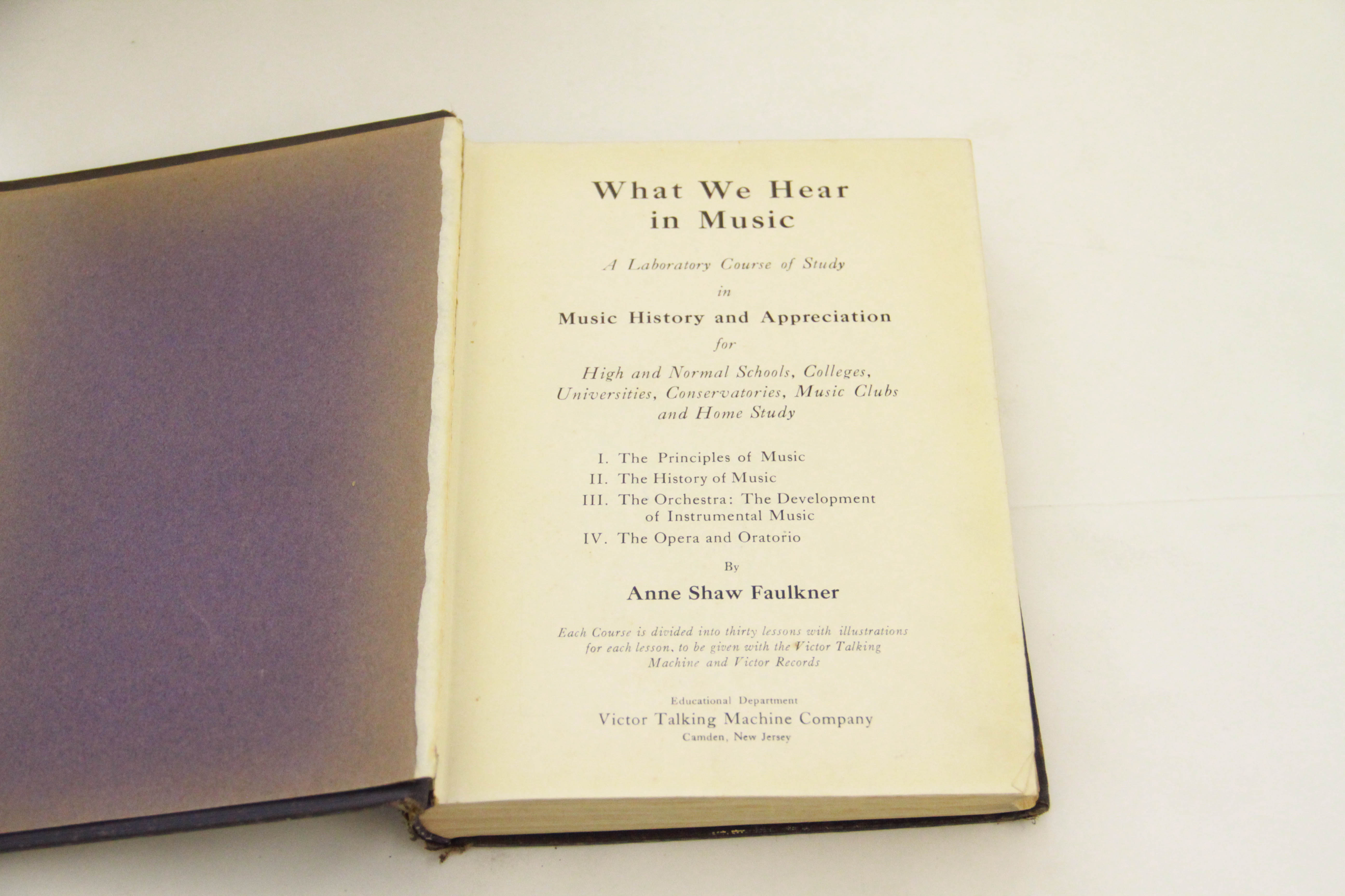 Opera Books Featuring "The Victrola Book of the Opera"