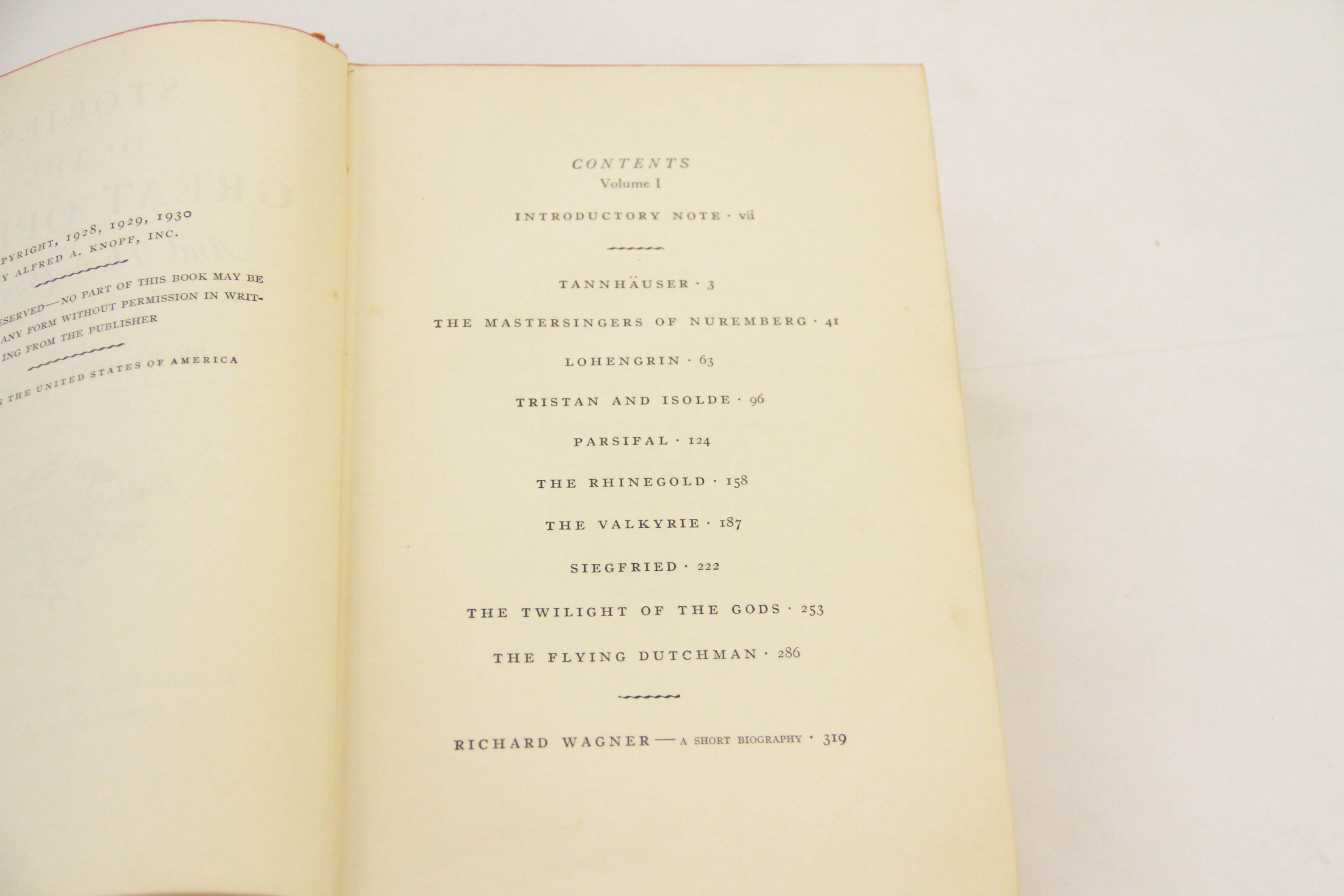 Opera Books Featuring "The Victrola Book of the Opera"