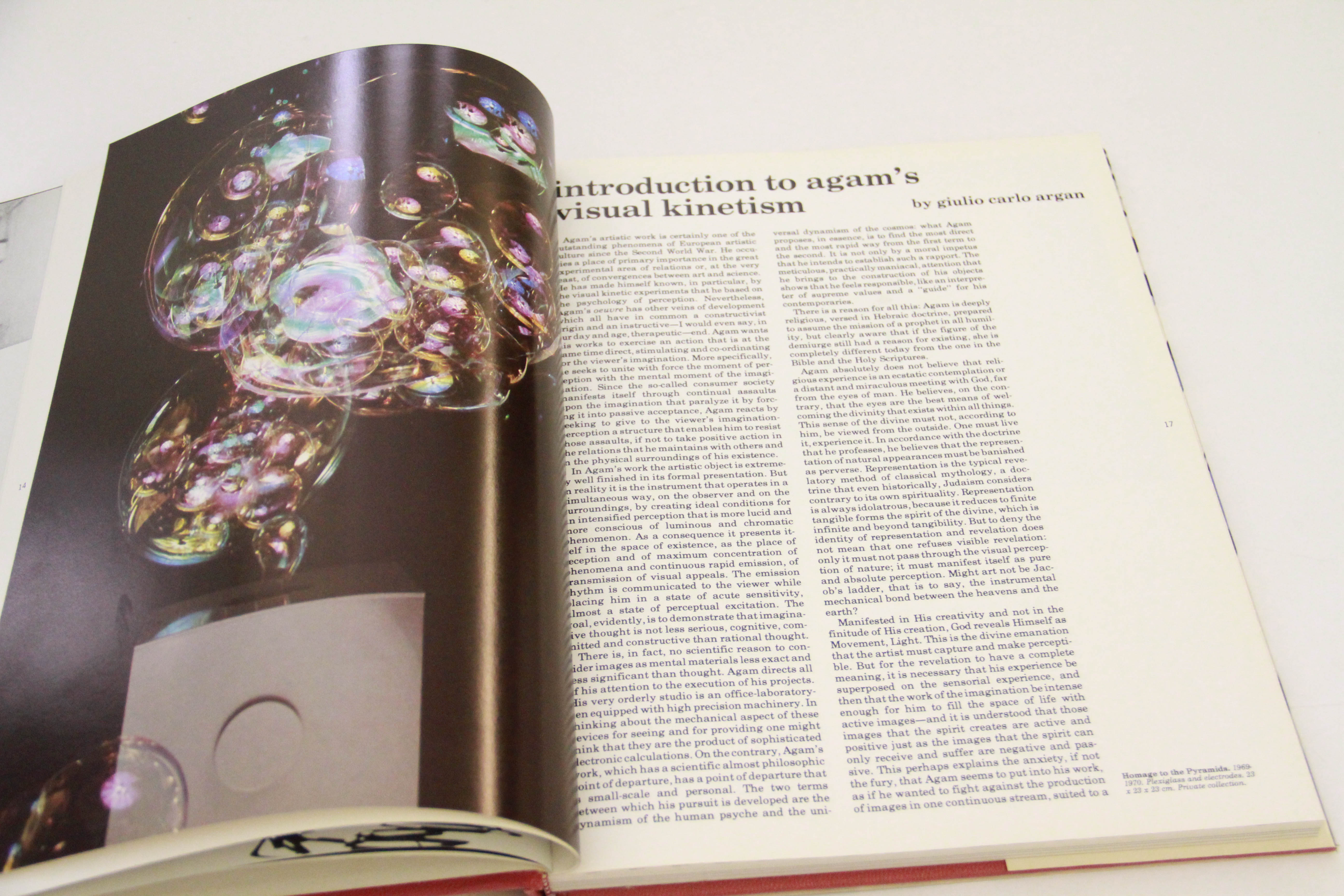 Signed Yaacov Agam Book