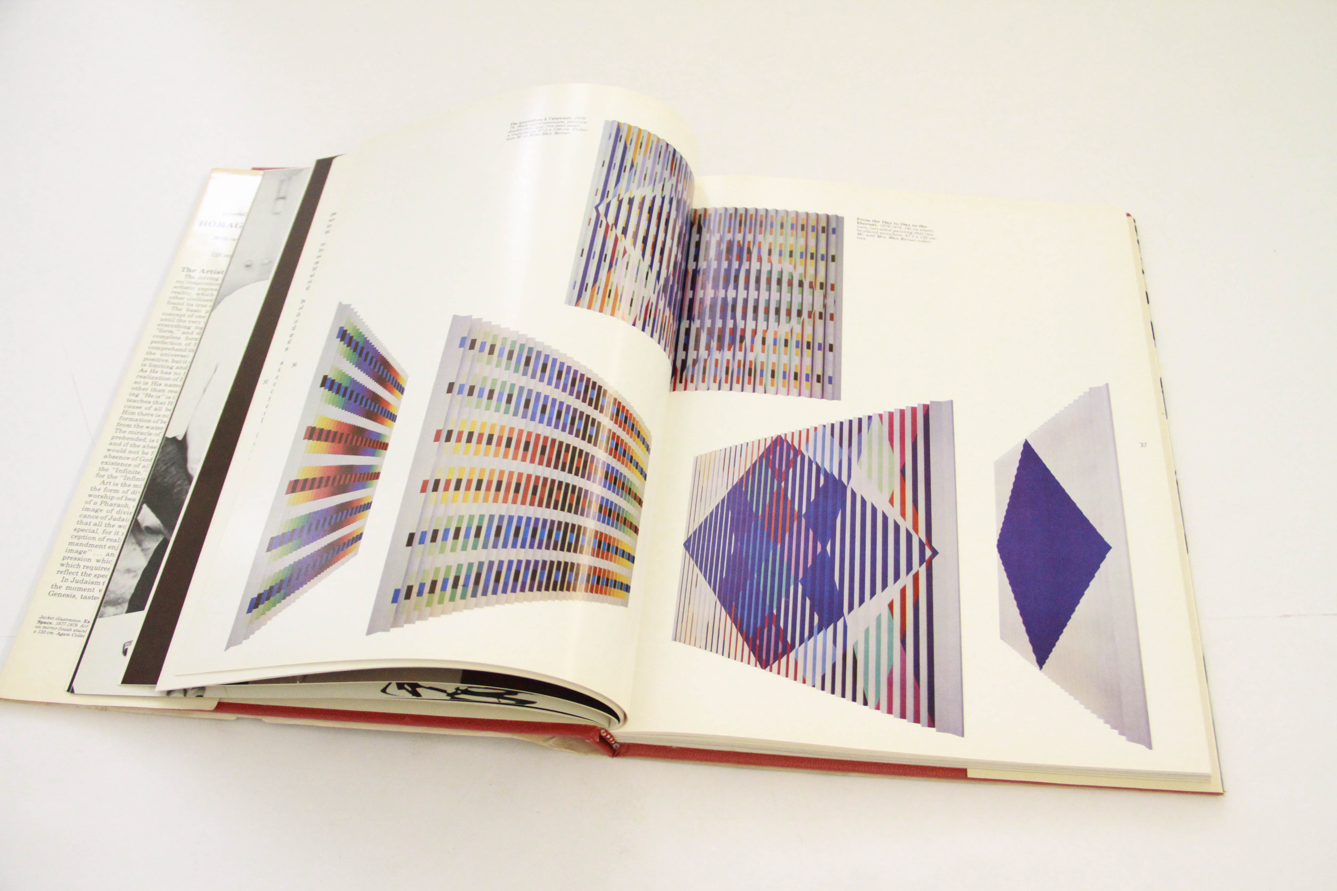 Signed Yaacov Agam Book