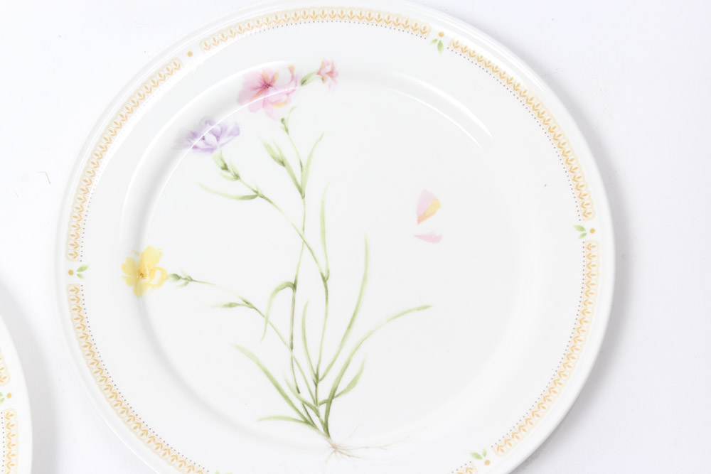 Mikasa "Nature's Garden" China Place Settings for Six