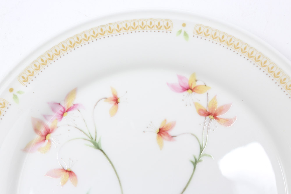 Mikasa "Nature's Garden" China Place Settings for Six