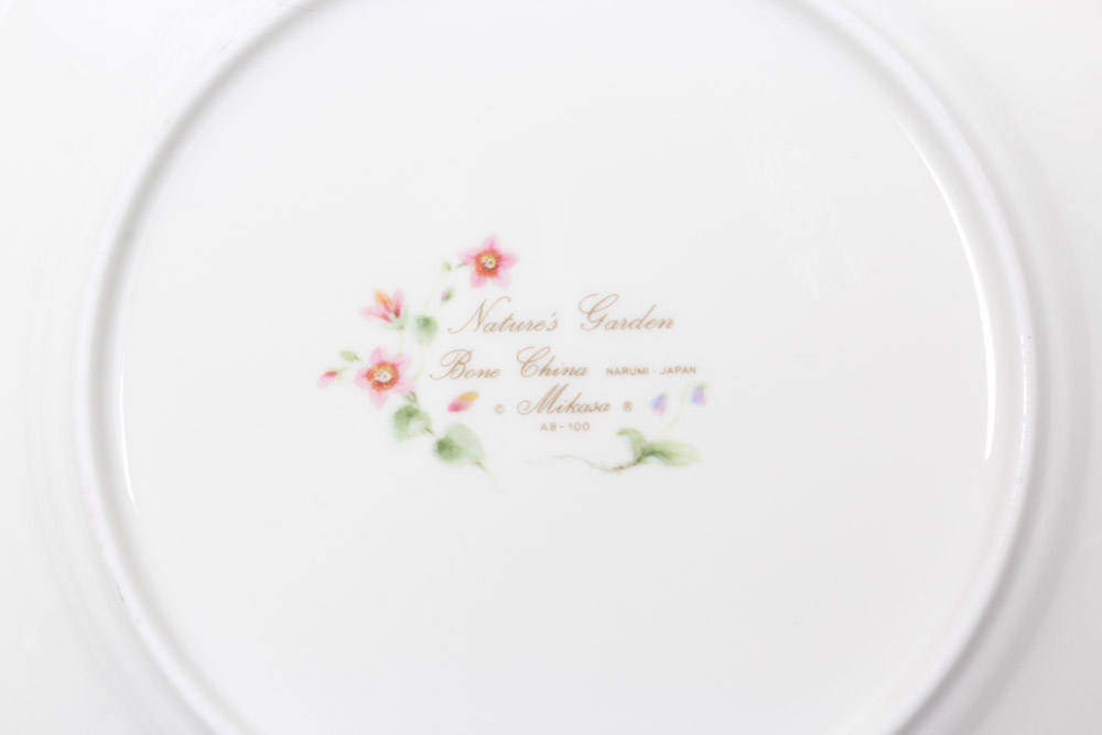 Mikasa "Nature's Garden" China Place Settings for Six
