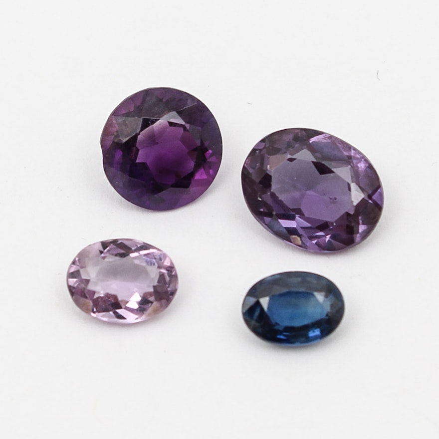 Loose Gemstones Featuring Sapphire and Amethyst