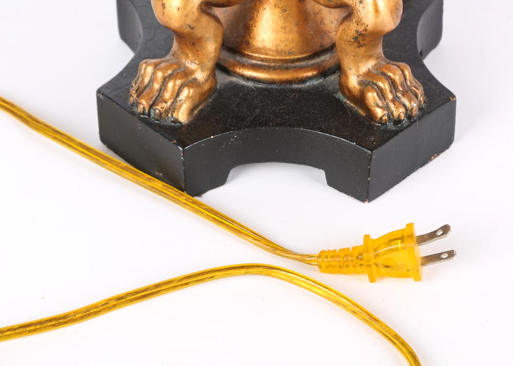 Gold Tone Table Lamps