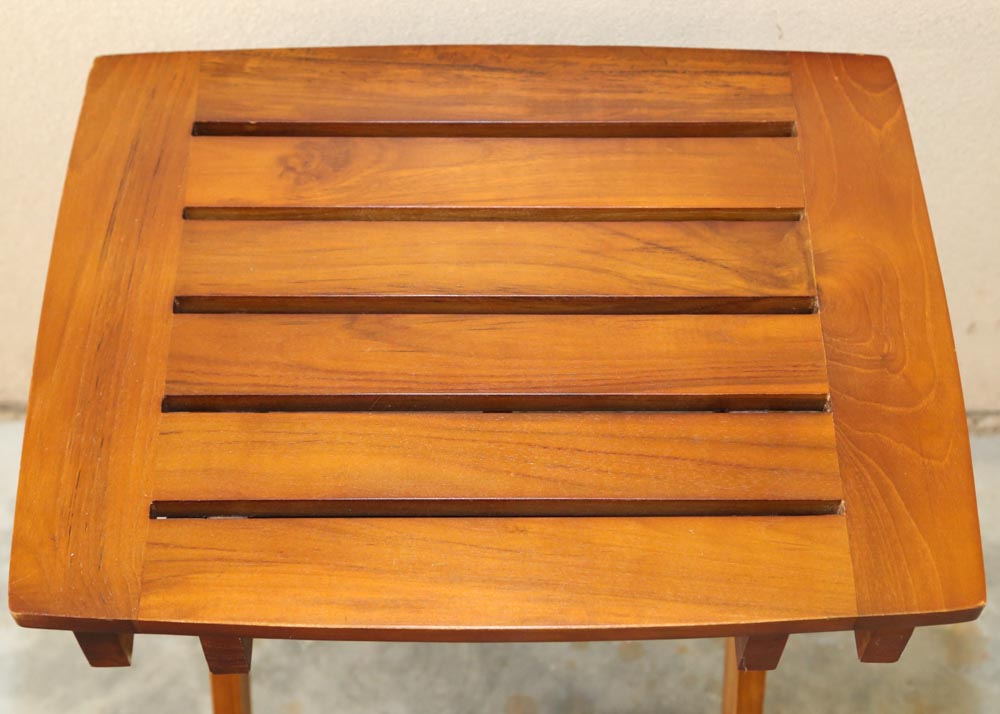 Folding Teak Side Table
