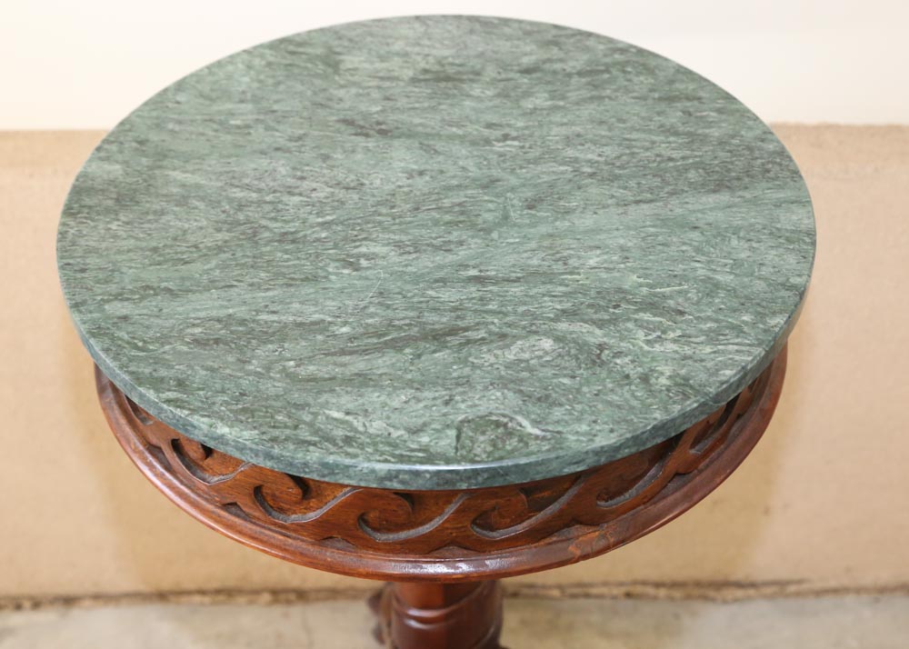 Marble Top Side Table