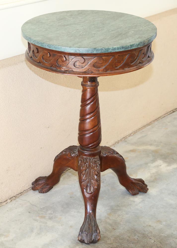 Marble Top Side Table