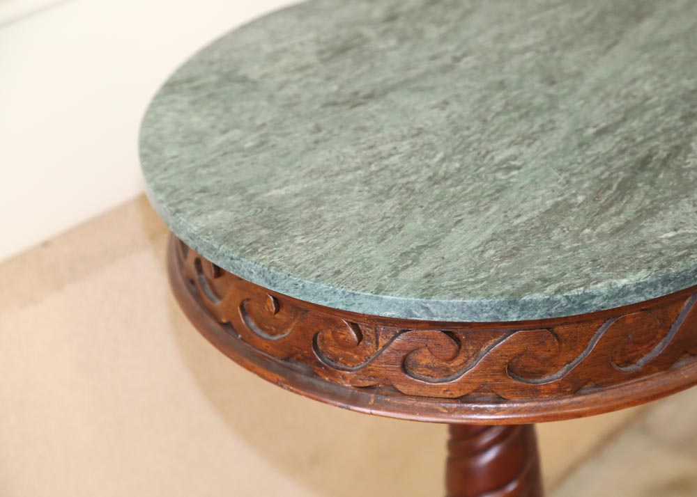 Marble Top Side Table
