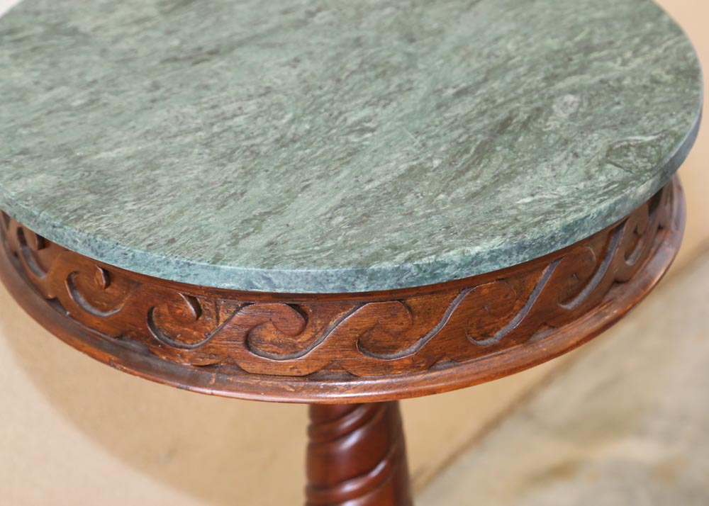 Marble Top Side Table