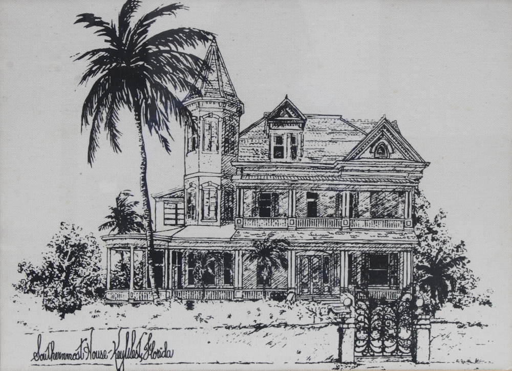 Collection of Key West Prints In Drift Wood Frames