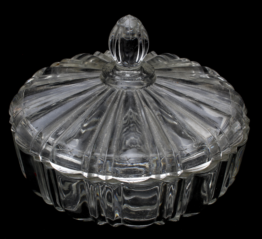 Cut and Pressed Glass Pieces