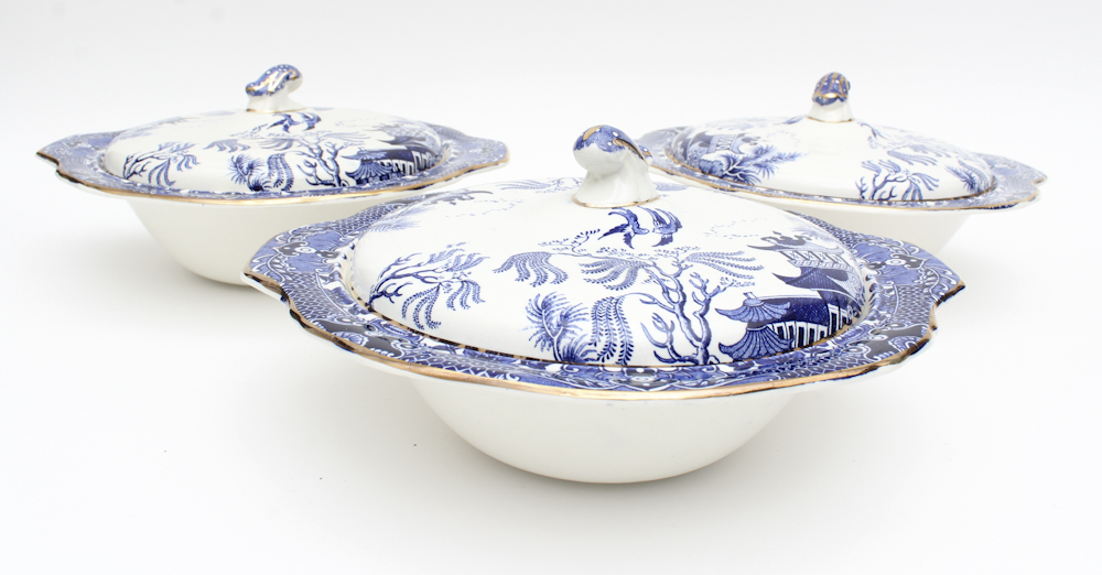 Burleigh "Blue Willow" China Tableware