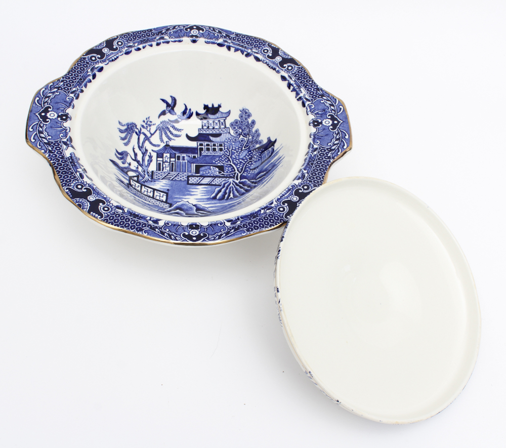 Burleigh "Blue Willow" China Tableware