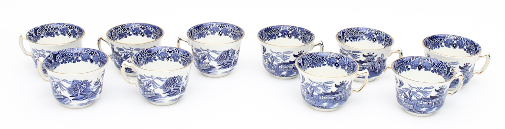 Burleigh "Blue Willow" China Tableware