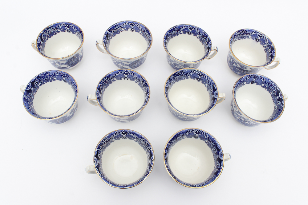 Burleigh "Blue Willow" China Tableware