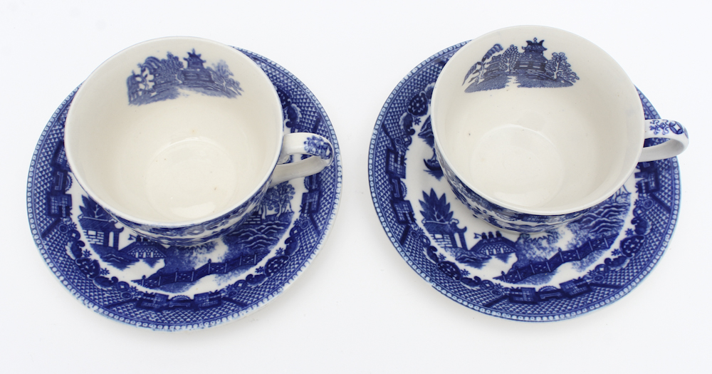 Burleigh "Blue Willow" China Tableware