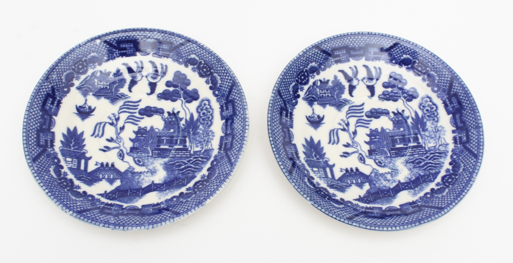 Burleigh "Blue Willow" China Tableware