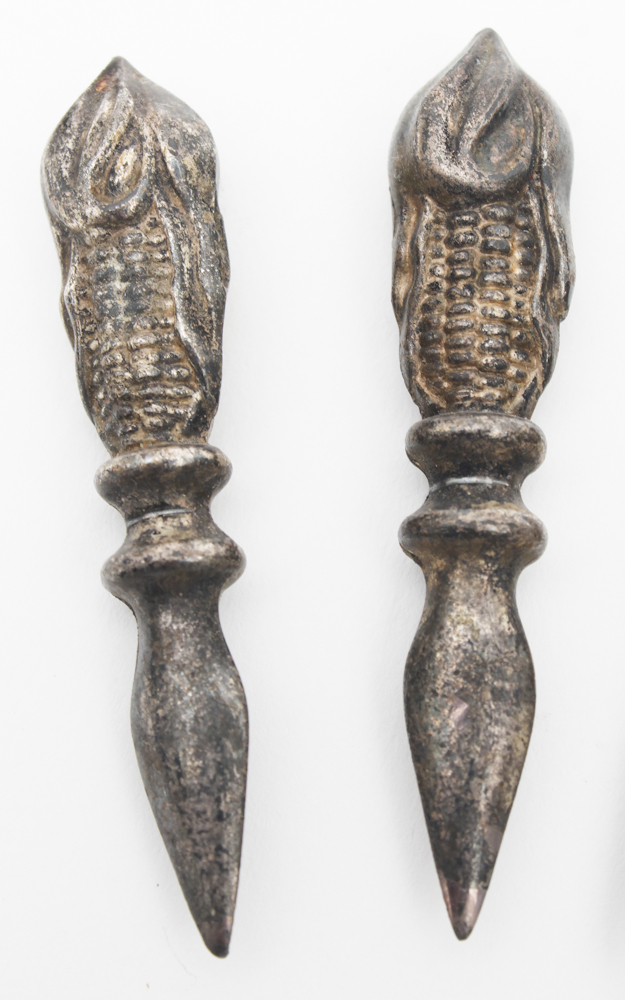 Silver Plate Corn Cob Holders