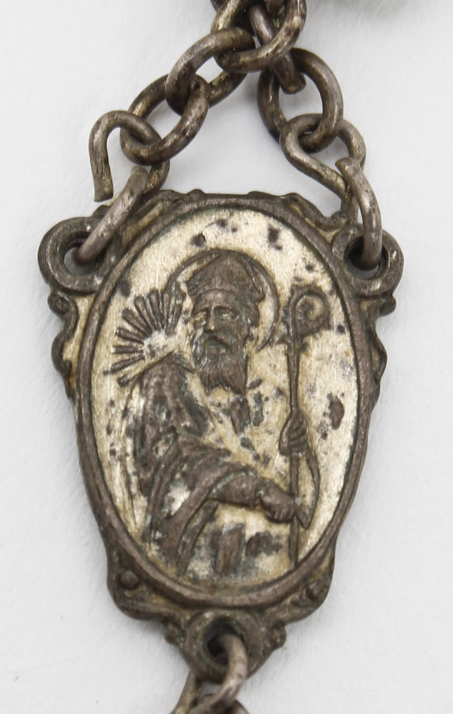 Connemara Marble Rosary With Celtic Silver Tone Cross