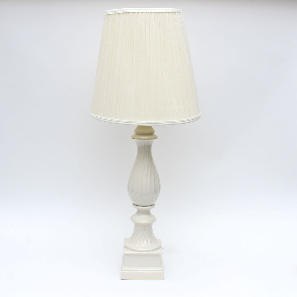 White Ceramic Table Lamp