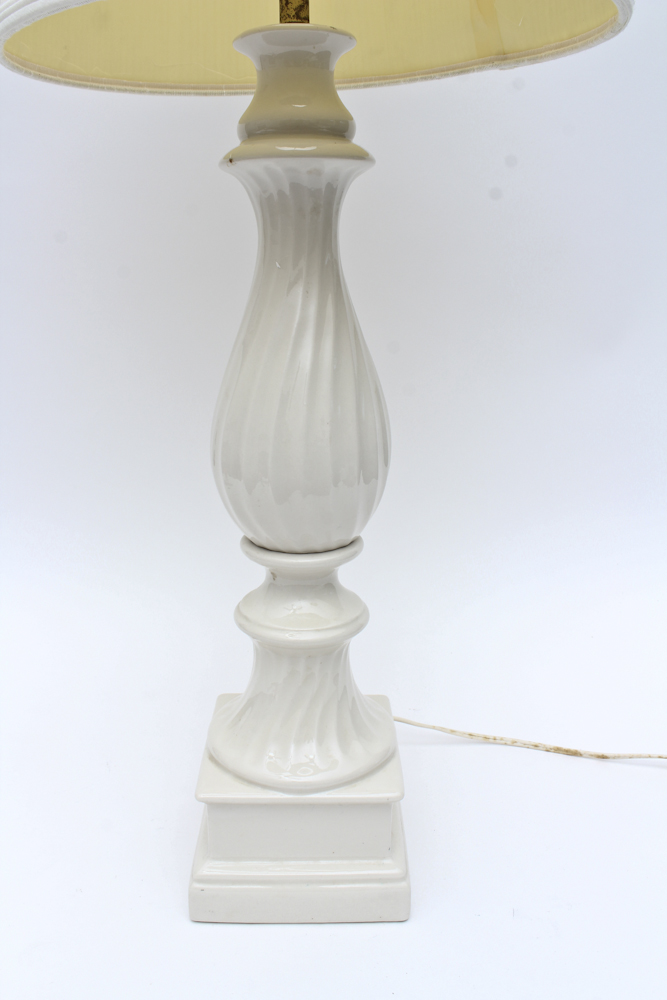 White Ceramic Table Lamp