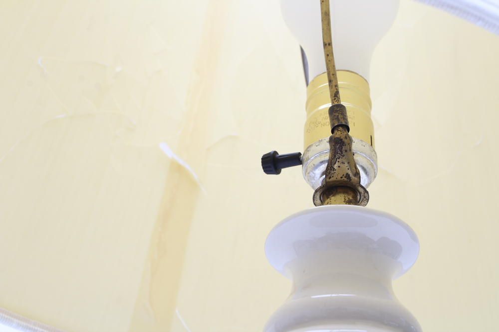 White Ceramic Table Lamp