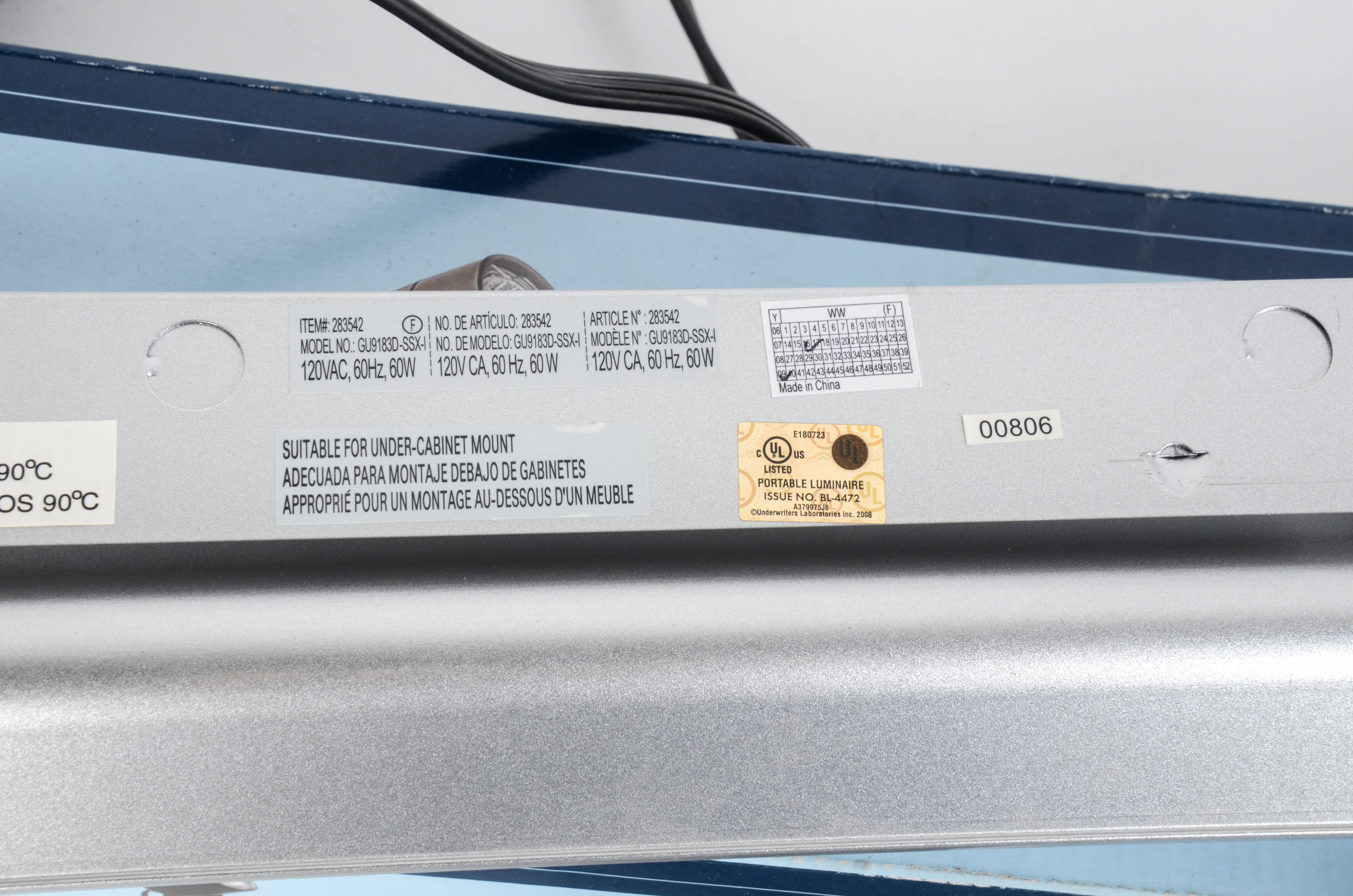 Track Lighting and Under Counter Light Fixtures