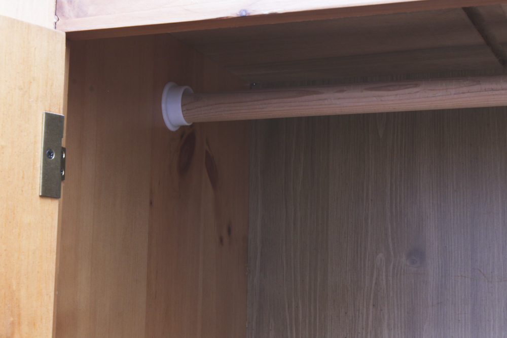 Two Tier Pine Armoire