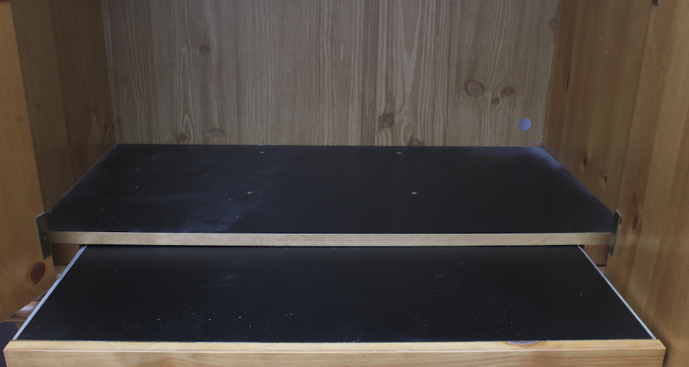 Two Tier Pine Armoire