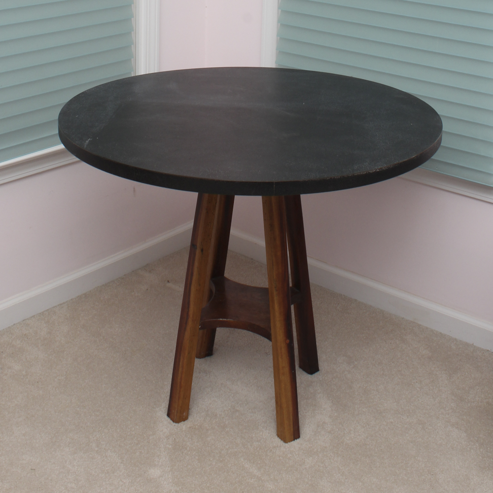 Mid-Century Round Accent Table
