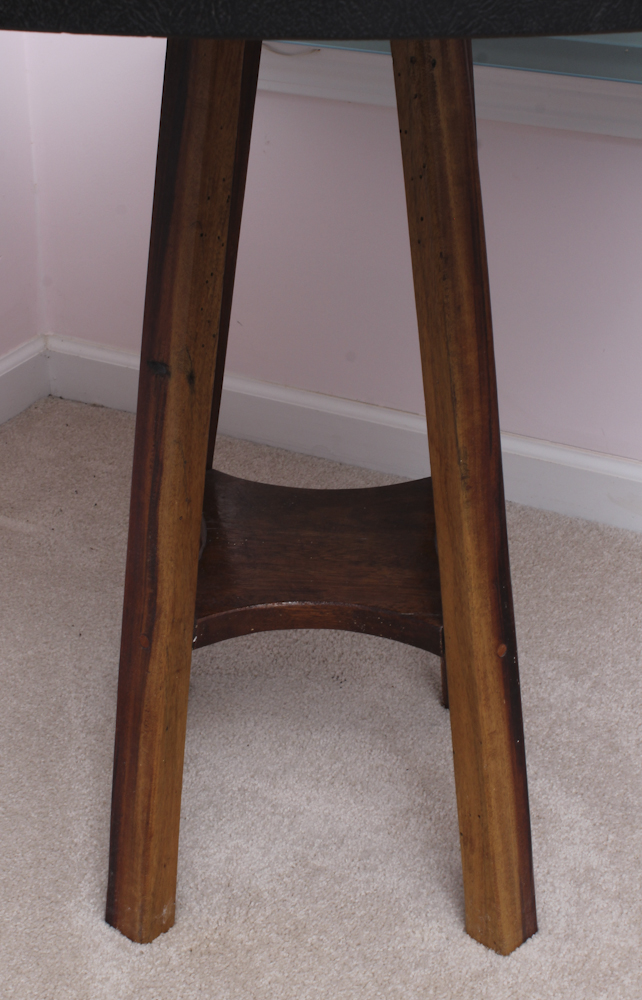 Mid-Century Round Accent Table