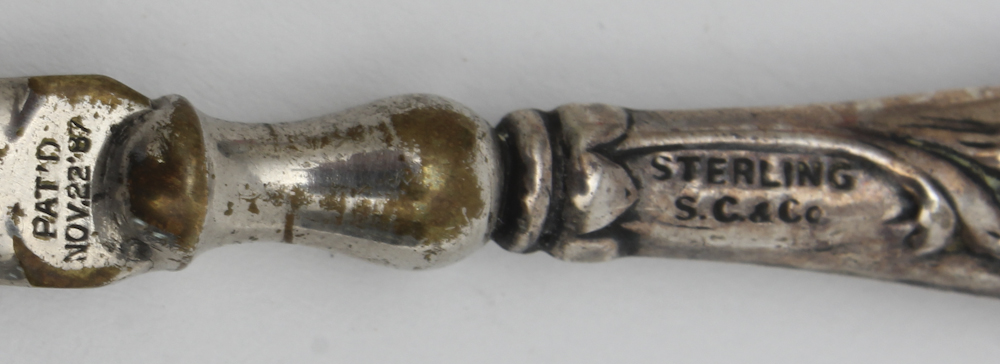 Vintage Stephen Castan & Co. Sterling Silver Letter Opener