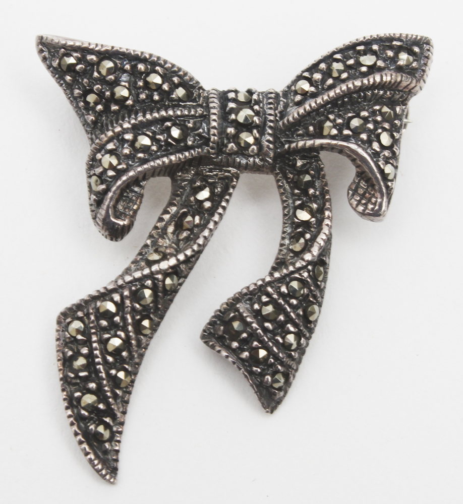 Sterling Silver and Costume Brooches