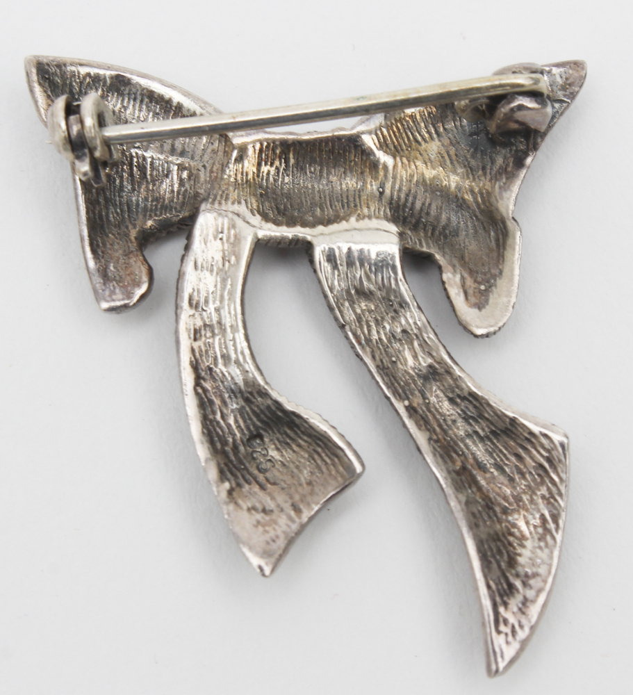 Sterling Silver and Costume Brooches