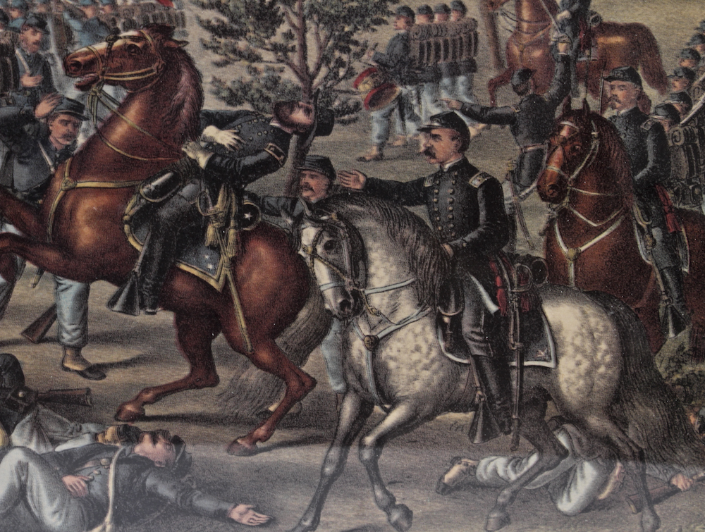 Offset Lithograph After Kurz and Allison's "Battle of Atlanta"