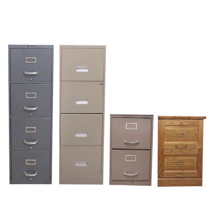 Grouping of Filing Cabinets