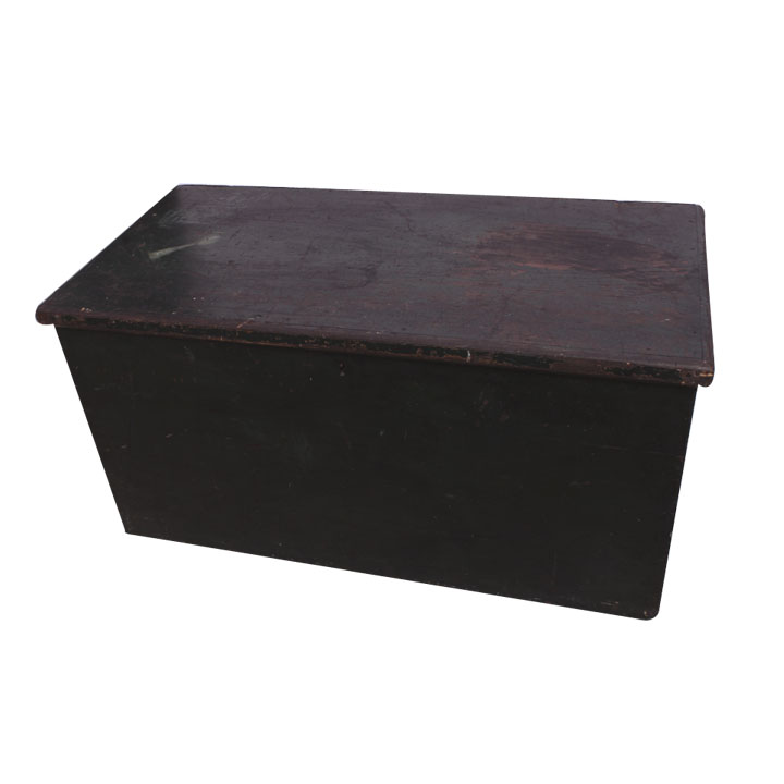 Hinged Wooden Blanket Chest