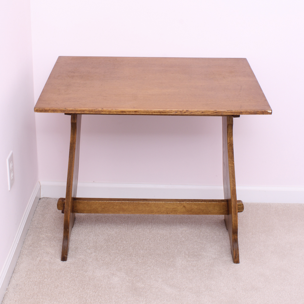 Cedar Hued Accent Table