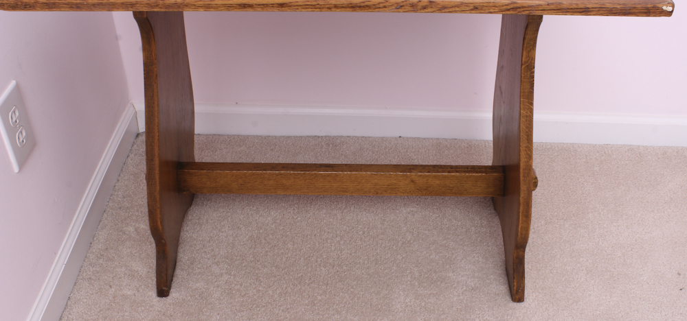 Cedar Hued Accent Table