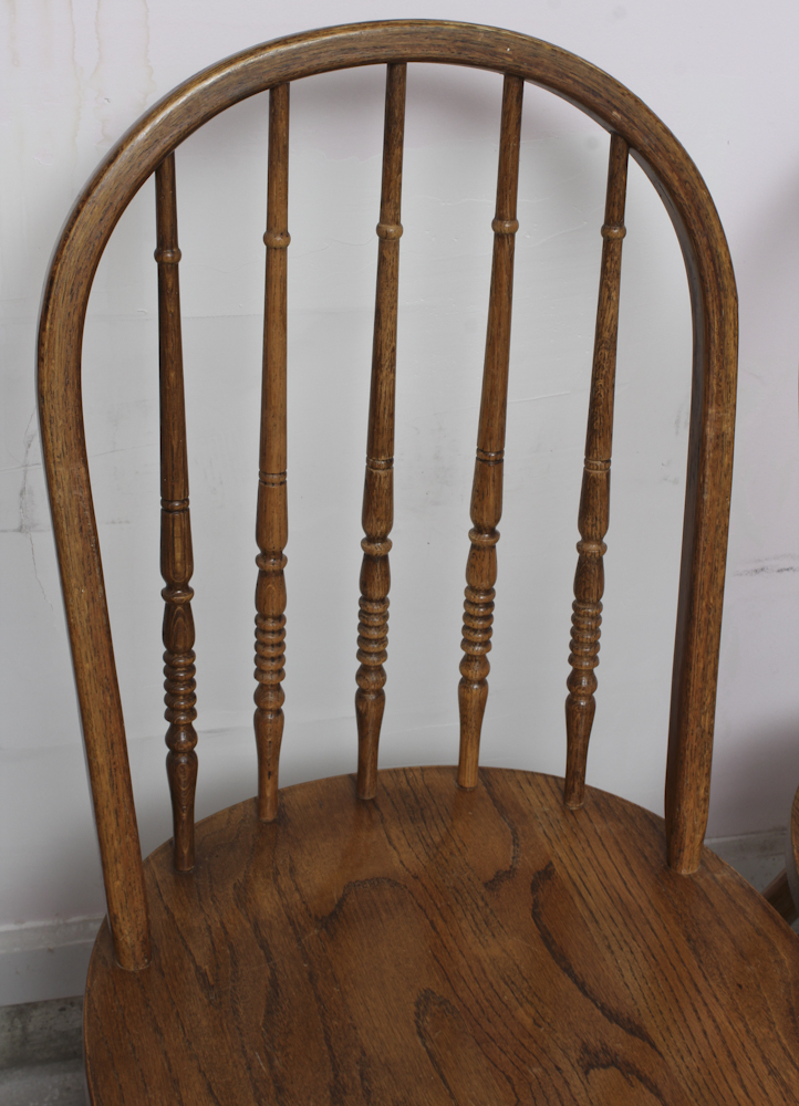 Set of Oak Dining Chairs
