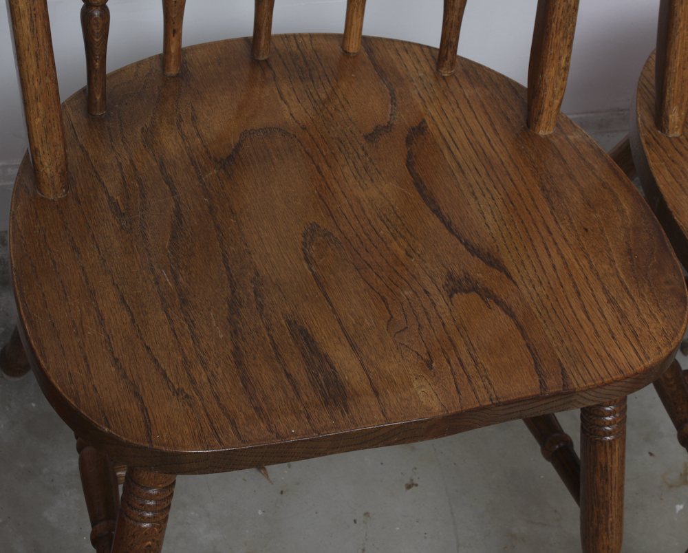 Set of Oak Dining Chairs