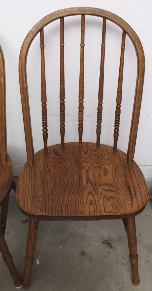 Set of Oak Dining Chairs